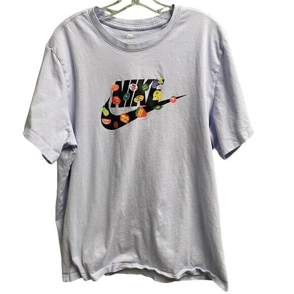 Nike Purple Mens XL Fruit Graphic Tee 3 HBR Sportswear - Picture 1 of 3